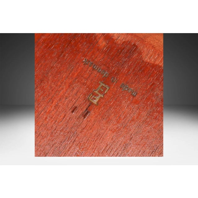 Teak Midcentury Round Coffee Table Peter Hvidt & Orla Molgaard-Nielsen for France & Son For Sale - Image 12 of 12