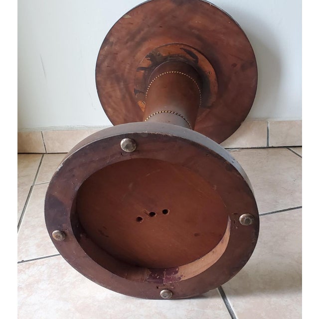 Wood Table & Rattan Chairs, Vintage For Sale - Image 15 of 18