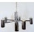 Vintage Mid-Centuy Chrome and Lucite Chandelier For Sale In Miami - Image 6 of 13