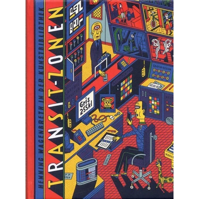 Contemporary 2019 German Poster, "Transit-Zonen" Henning Wegenbreth in Der Kunstbibliothek For Sale - Image 3 of 3