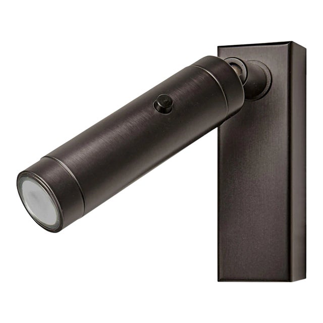 Satin Black Led Reading Light For Sale