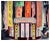 French School Artist, International Bar, 20th Century, Mixed Media For Sale