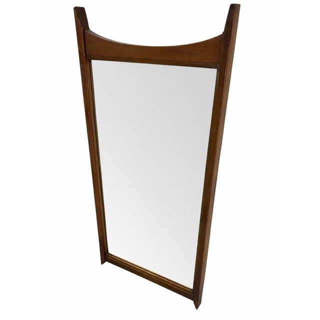 Mid-Century Modern Mid-Century Modern Lane Walnut Mirror For Sale - Image 3 of 4