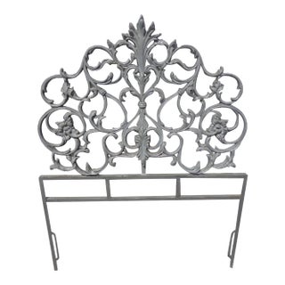 Twin Headboard Bed Ornate Hollywood Regency Country French Rococo Vintage Boho For Sale