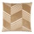 Schumacher x Victor Glemaud Jessie Cut Velvet 22" Pillow In Sand For Sale
