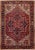 Vintage Handmade Heriz Red Medallion Wool Rug 7'10" X 11'3" For Sale - Image 10 of 10