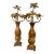 Vintage French Style Metal Tole Candle Holders, a Pair For Sale