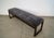 2000’s Postmodern Sled Bench in Chenille For Sale In Los Angeles - Image 6 of 12