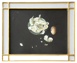 Broken Eggs - Oil on canvas by Zhang Wei Guang - 2007 2007