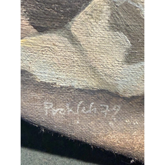 Peter Behrens Peter Proksch, Tondo, 1979, Mixed Media Painting For Sale - Image 4 of 13