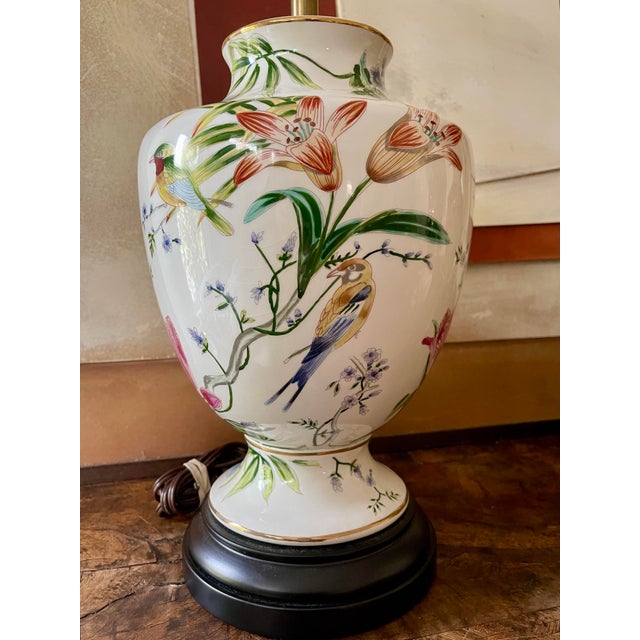 Wildflower and Lily Lamp Attributed to Scully and Scully For Sale - Image 9 of 12