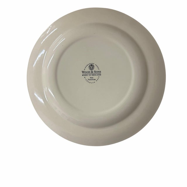 Rare Wood & Sons, “The Kitchen Garden” , green plate. Measures 11” diameter. No cracks or chips. Some light utensil marks.