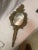 Wooden and Bronze Hand Mirror For Sale - Image 6 of 6