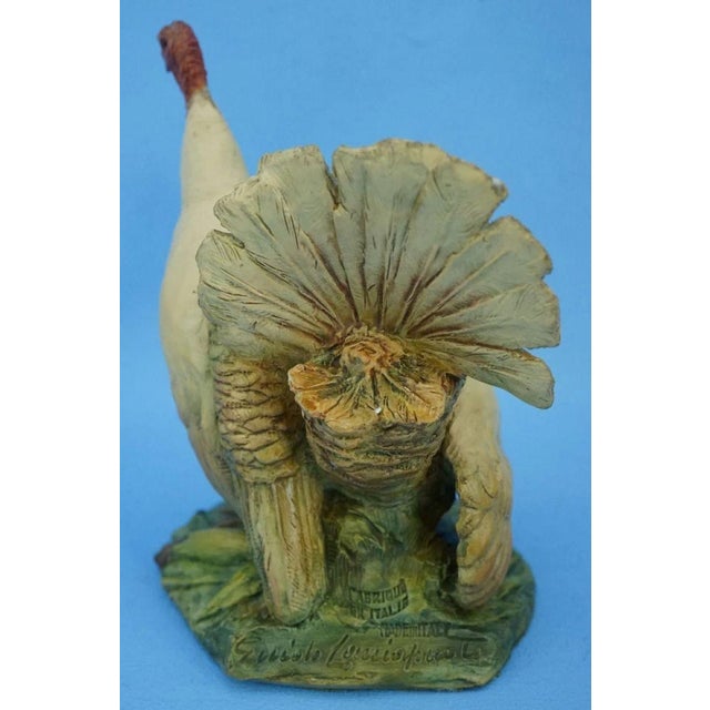 1930s 20th Century Stoneware Turkeys Figurine by Guido Cacciapuoti, Italy For Sale - Image 5 of 18