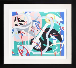 Sea and Field, Nina Paull Serigraph, Signed in Pencil