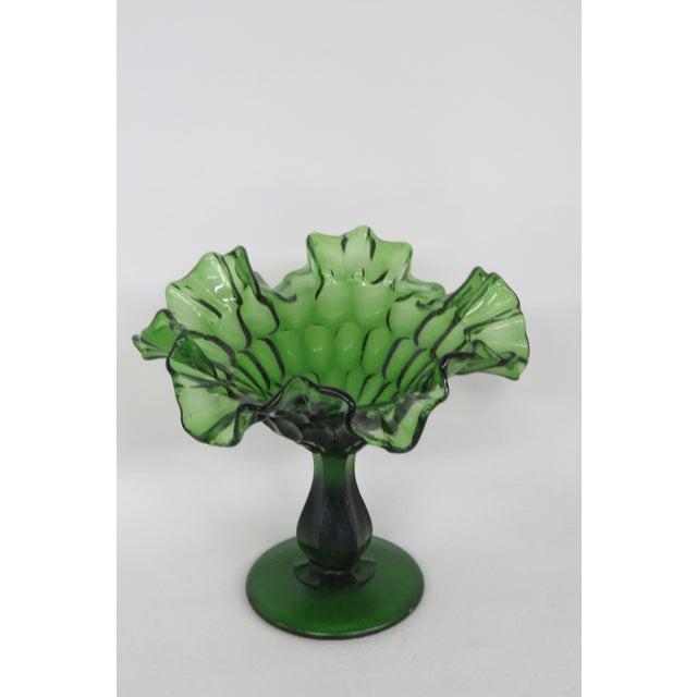 This stunning Compote Candy Dish is made of glass. This beautiful Candy Dish has brilliant vintage design; it features a...
