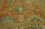 1880s Orange Tangerine Large Scale Antique Turkish Oushak Rug 8'4''x 11'2'' Handknotted Wool Carpet For Sale - Image 9 of 11