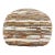 Scalamandre 12" Ball Horizons Ball Pillow in Sandstone For Sale