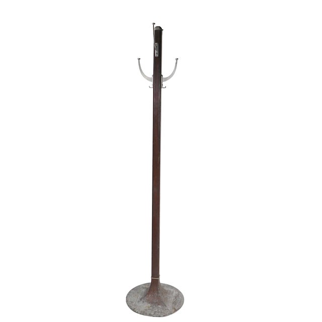 Metal Freestanding Industrial Style Coat & Hat Rack For Sale - Image 7 of 11