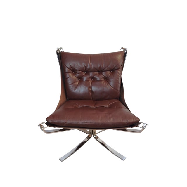 Metal Mid-Century Falcon Chair from Sigurd Ressell, 1970s For Sale - Image 7 of 14