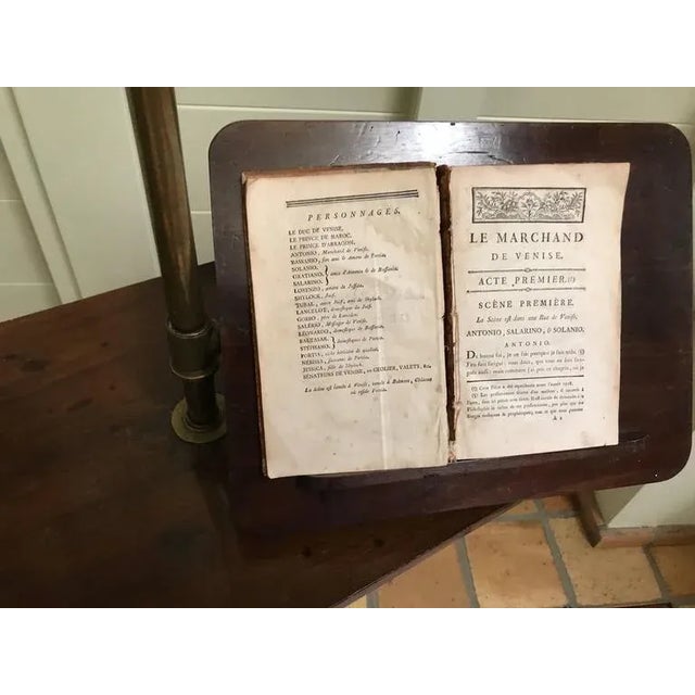 Victorian Music Stand in Mahogany, Brass, Copper & Cast Iron, 1850s For Sale - Image 3 of 9