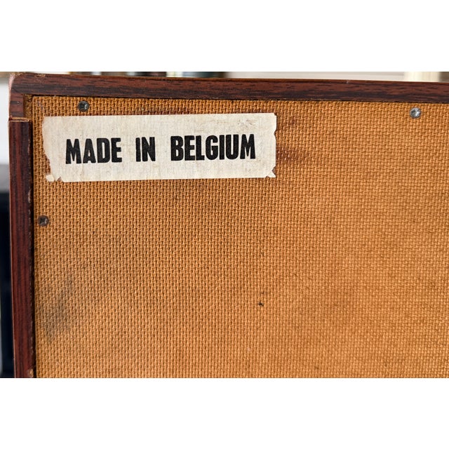 Brown Black & Brown 1970's Highboy by Maurice Villency Made in Belgium For Sale - Image 8 of 9