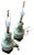 1970s 1970s Pair of Vintage Chinese Porcelain Celadon Vase Lamps For Sale - Image 5 of 7
