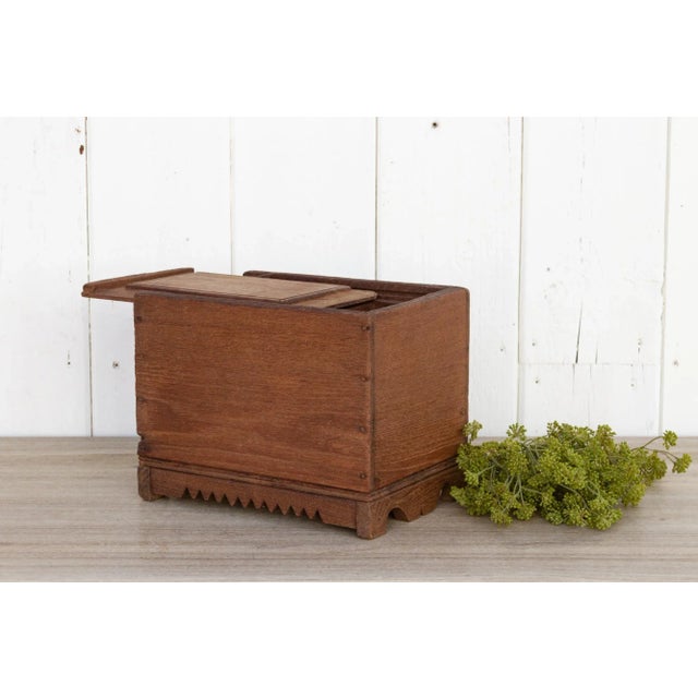 A rare antique colonial style spice box from Ceylon. Of Dutch colonial style, this box is characterized by a blend of...