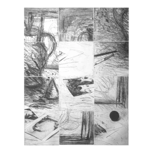 "Still Life With Angel Eyes" Etching