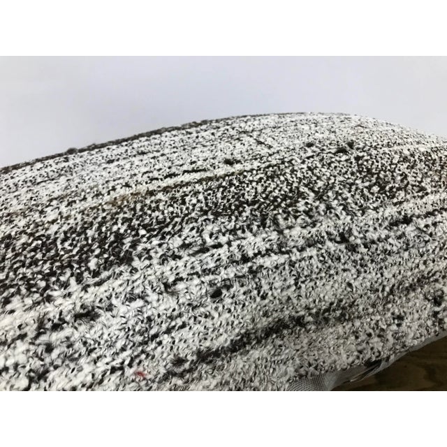 This is a vintage Turkish Anatolian kilim rug from the 1960s. The piece was hand-woven. Just cover no insert