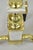 Vintage Brass Urn & Marble Federal Style Branch Leg Fireplace Andirons - A Pair For Sale - Image 4 of 11