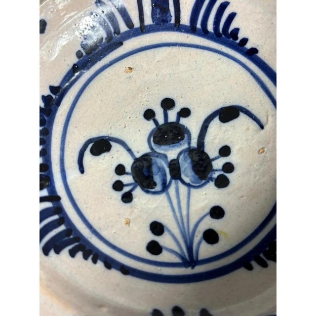 Antique Catalan Cirereta Series Dish in Ceramic, Spain, 19th Century For Sale - Image 3 of 9