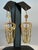 Modern Vintage 21 Kt Yellow Gold 7.5 Gm Heart Dangling Earrings, 2.6 Inch Long For Sale - Image 3 of 8