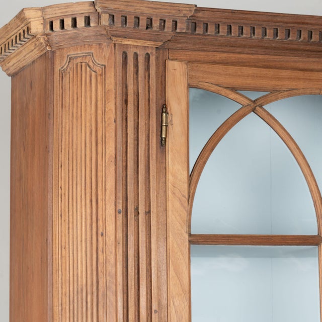 19th Century Tall Bookcase Display Cabinet From Portugal For Sale - Image 4 of 17