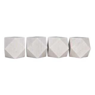 Polyhedron Decorative Candle Holder, Set of 4 For Sale