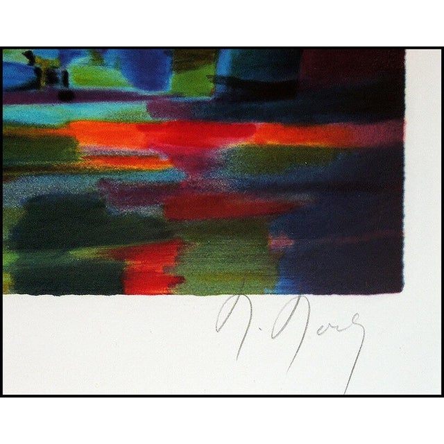 Modern Mid 20th Century Boats in Harbor, Marcel Mouly For Sale - Image 3 of 5