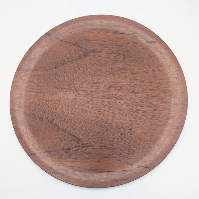 1960s Danish Teak Bentwood Tray For Sale - Image 9 of 11