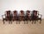 Set of 10 Kindel Winterthur Mahogany Queen Anne Ball Claw Dining Arm Chairs For Sale - Image 11 of 17