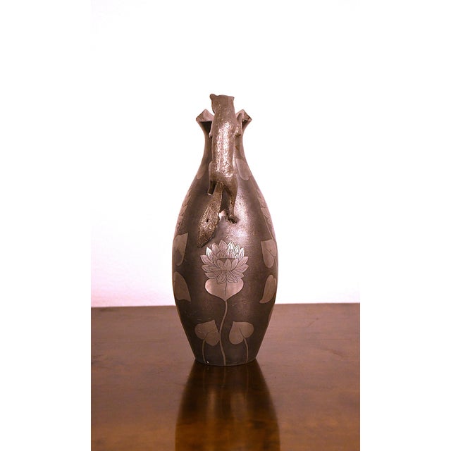 Swedish Pewter Pitcher by Schreuder & Olsson Stockholm, 1908 For Sale - Image 4 of 12