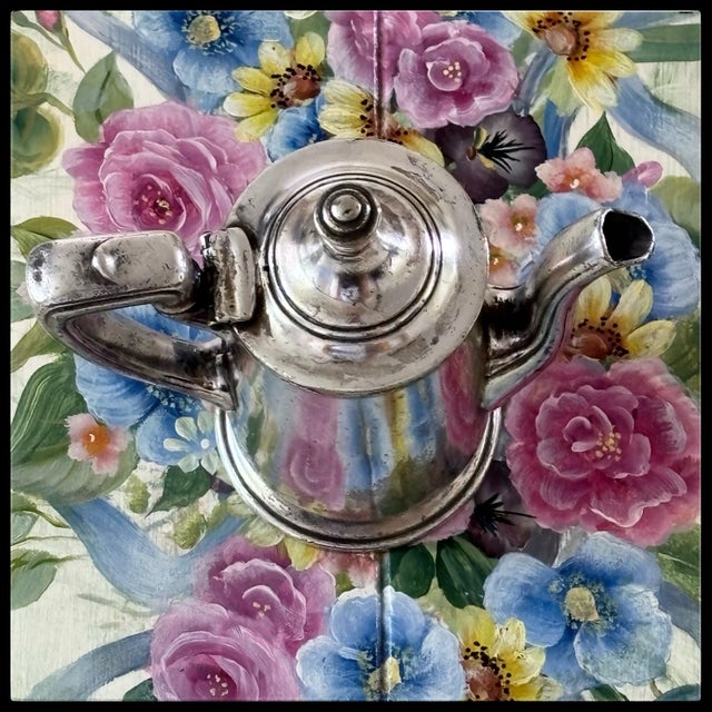 Antique SilverPlate Teapot N. Plaza Hotel For Sale - Image 11 of 12