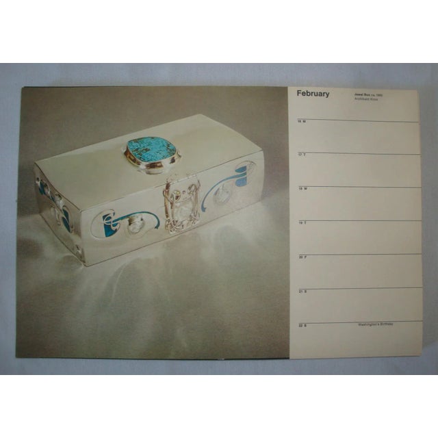 Transparent 1970 MidCentury Modern Design Lucite Calendar For Sale - Image 8 of 13