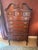 Chestnut Dixie Furniture Chippendale Mahogany 4 Poster Queen Bed, 2 Nightstands, and 1 Highboy Dresser For Sale - Image 8 of 18