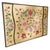 2000 - 2009 Vintage Hollywood Regency Style Floral Chinoiserie Glass-Top Serving Tray For Sale - Image 5 of 12