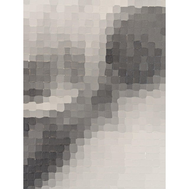 Contemporary pop art inspired pixelated portrait of iconic movie actress Marilyn Monroe. Similar to pointillism, the...