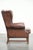English Cowhide Wing Armchair For Sale - Image 3 of 12