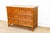 20th Century Faux Bamboo & Cane 6-Drawer Dresser For Sale - Image 4 of 10