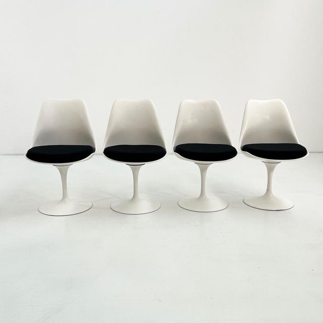 Swivel Tulip Chair by Eero Saarinen for Knoll, 1960s, Set of 4 For Sale - Image 15 of 15