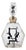 Art Deco Bohemian Glass Bottle, Europe, 1930s For Sale