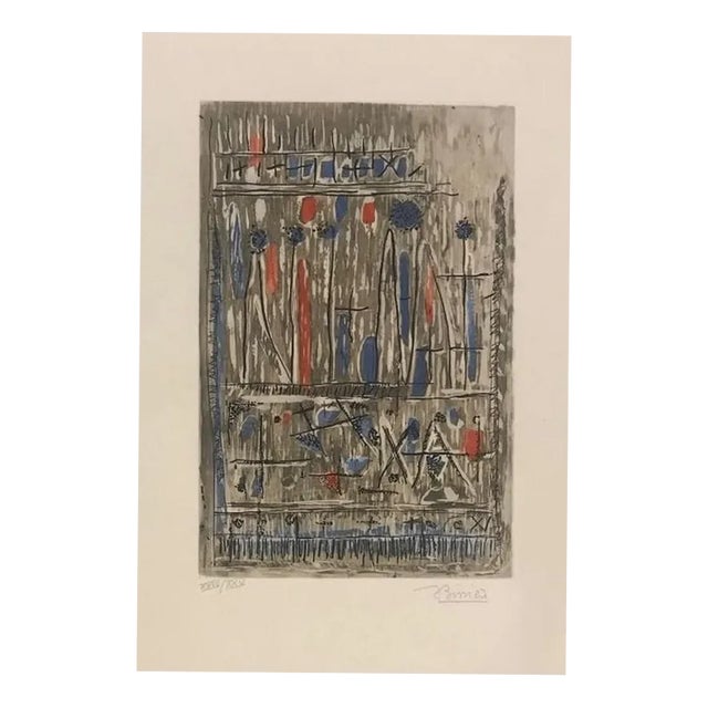Roger Bissiere, Composition, 20th Century, Engraving For Sale
