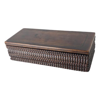 19th or 20th Century Folk Art Box, Possibly Black Forest German For Sale